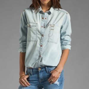 7 For All Mankind Classic Denim Shirt